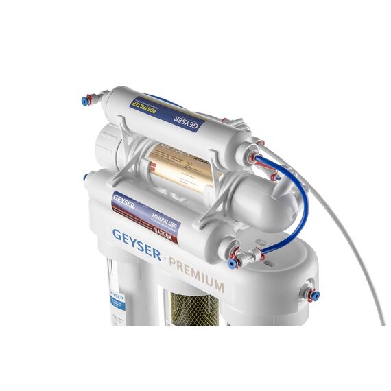 Фильтр для воды Гейзер Премиум с обратным осмосом, Модификация: без насоса, Минерализация воды: есть, Производительность мембраны: 175 GPD, изображение 4