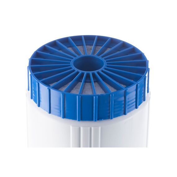 Картридж Гейзер WsFe 10BB для обезжелезивания и умягчения жёсткой воды, Типоразмер: Big Blue 10", Температура воды: до +40 °C, Тонкость очистки: не нормируется, изображение 3