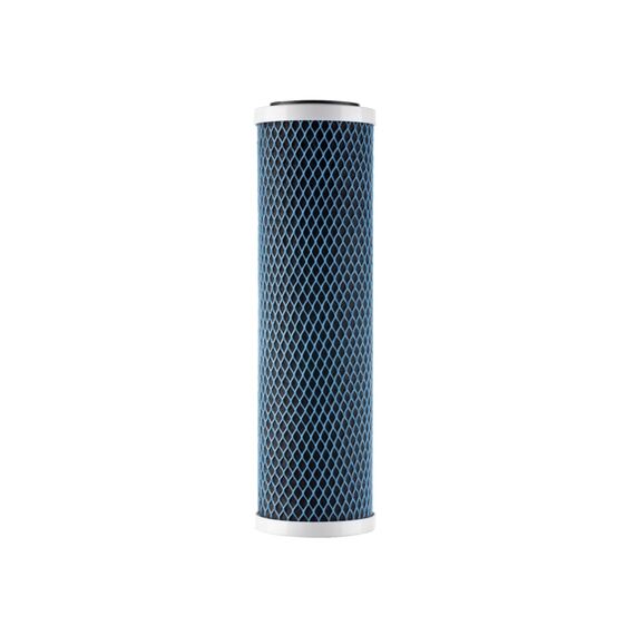 Угольный картридж Гейзер Fiber Pro-10SL, Типоразмер: Slim Line 10", Температура воды: до +40 °C, Тонкость очистки: 2 мкм