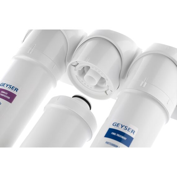 Проточный питьевой фильтр Гейзер Смарт универсальный (без крана), Модификация: для жёсткой воды, Модель питьевого крана: без крана, изображение 5