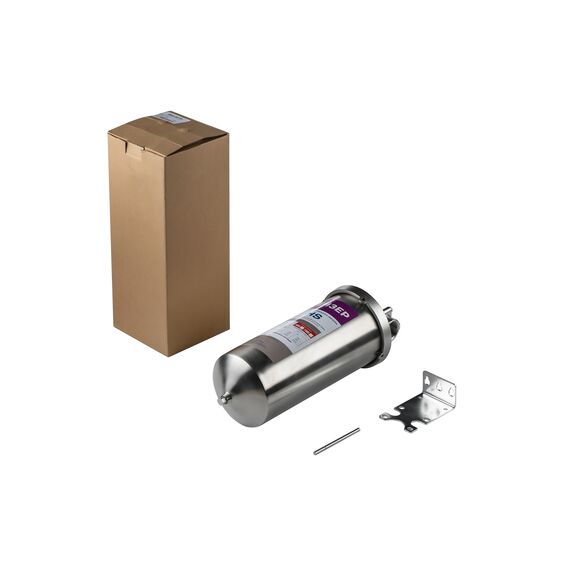 Корпус магистрального фильтра Гейзер HS 10BB 1", Типоразмер: Big Blue 10", Внутренняя резьба: 1", Температура воды: до +93°С, изображение 2