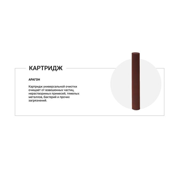 Картридж Гейзер Арагон для фильтров-насадок на кран, изображение 3