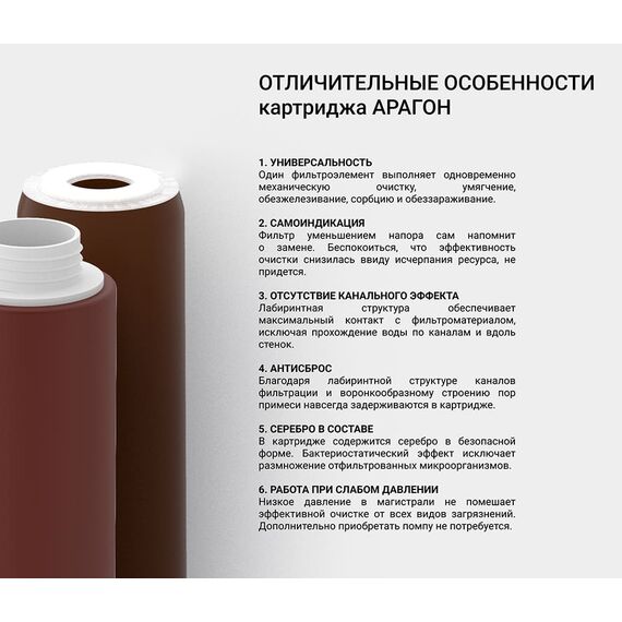 Картридж Гейзер Арагон для фильтров-насадок на кран, изображение 5