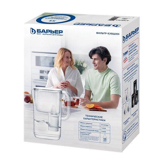 Фильтр-кувшин Барьер Аляска белого цвета, изображение 5