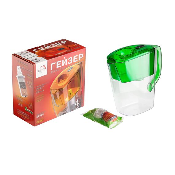 Фильтр-кувшин Гейзер Орион зелёного цвета, Цвет: зелёный, изображение 9
