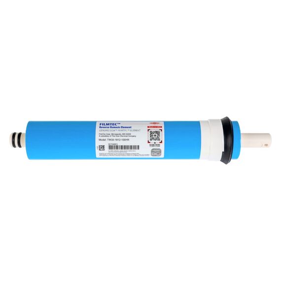 Мембрана обратного осмоса Filmtec TW30-1812-100HR, Типоразмер: 1812 / 2012, Температура воды: до +45 °C, Галлон / сутки (GPD): 100