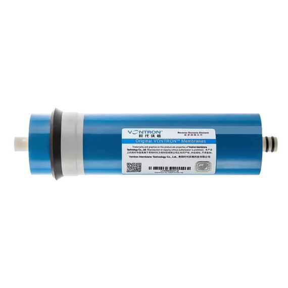 Мембрана обратного осмоса Vontron 3012-400 GPD, Типоразмер: 3012 / 3213, Температура воды: до +40 °C, Галлон / сутки (GPD): 400, Тонкость очистки: 0,0001 мкм