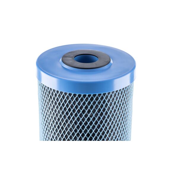 Угольный картридж Гейзер Fiber Pro-10BB, Типоразмер: Big Blue 10", Температура воды: до +40 °C, Тонкость очистки: 2 мкм, изображение 2