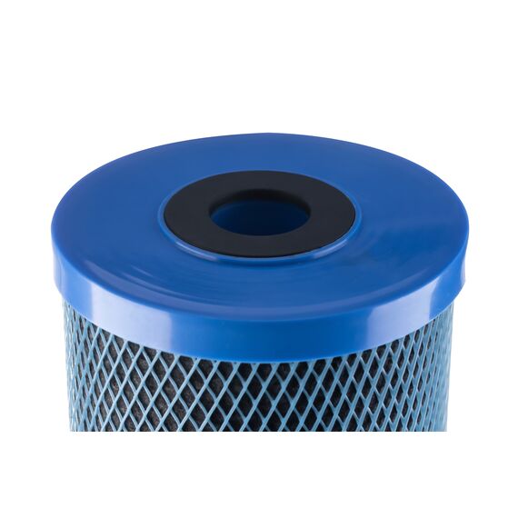 Угольный картридж Гейзер Fiber Pro-20BB, Типоразмер: Big Blue 20", Температура воды: до +40 °C, Тонкость очистки: 2 мкм, изображение 2