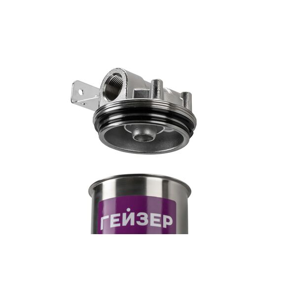 Корпус магистрального фильтра Гейзер HS 10SL 3/4", Типоразмер: Slim Line 10", Внутренняя резьба: 3/4", Температура воды: до +93°С, изображение 5