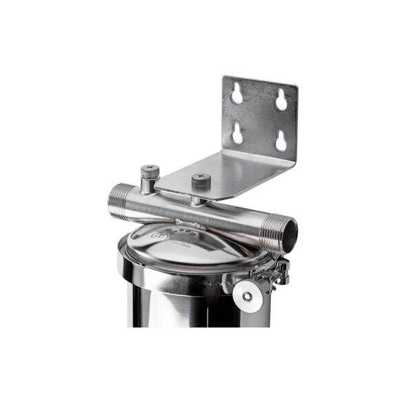 Магистральный фильтр Гейзер Тайфун 10BB, Типоразмер: Big Blue 10", Наружная резьба: 1", Температура воды: до +95°C, Тонкость очистки: 2 микрона, изображение 5