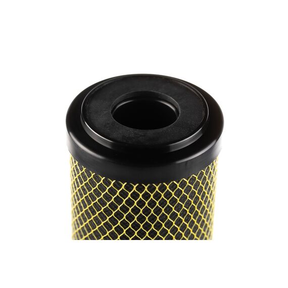 Угольный картридж Гейзер Микс Блок 0.6-10SL, Типоразмер: Slim Line 10", Температура воды: до +53 °C, Тонкость очистки: 0,6 мкм, изображение 2