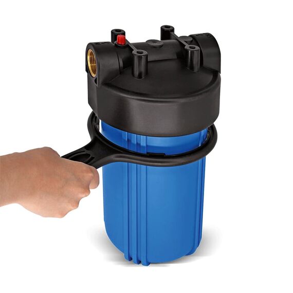 Корпус магистрального фильтра Барьер Профи BB10 G1", Типоразмер: Big Blue 10", Наружная резьба: 1", Внутренняя резьба: 1", Температура воды: до +35°C, изображение 4