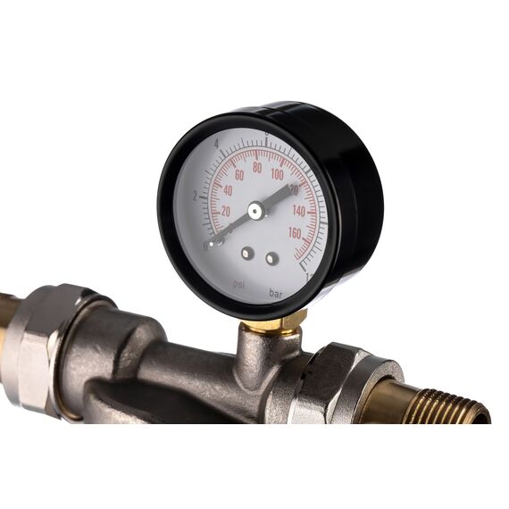 Магистральный фильтр Гейзер Бастион 122 3/4", Типоразмер: нестандартный, Наружная резьба: 3/4", Температура воды: до +80°C, Тонкость очистки: 90 микрон, изображение 5