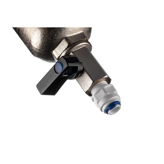 Магистральный фильтр Гейзер Бастион 122 3/4", Типоразмер: нестандартный, Наружная резьба: 3/4", Температура воды: до +80°C, Тонкость очистки: 90 микрон, изображение 6