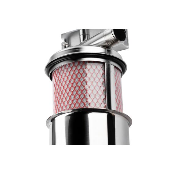 Магистральный фильтр Гейзер Тайфун 20BB, Типоразмер: Big Blue 20", Наружная резьба: 1", Температура воды: до +95°C, Тонкость очистки: 2 микрона, изображение 6