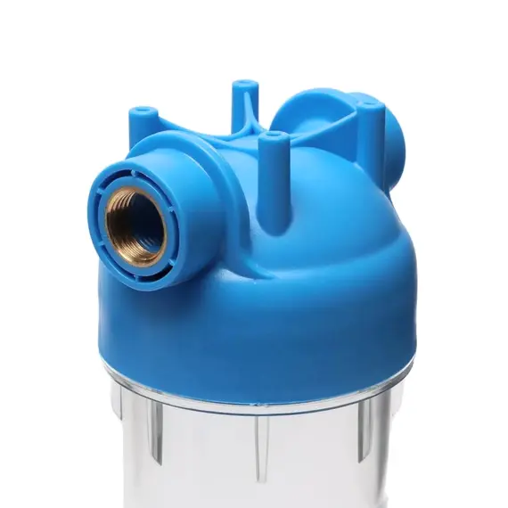 Корпус магистрального фильтра Аквабрайт АБФ-10-12, Типоразмер: Slim Line 10", Внутренняя резьба: 1/2", Температура воды: до +45°C, изображение 3