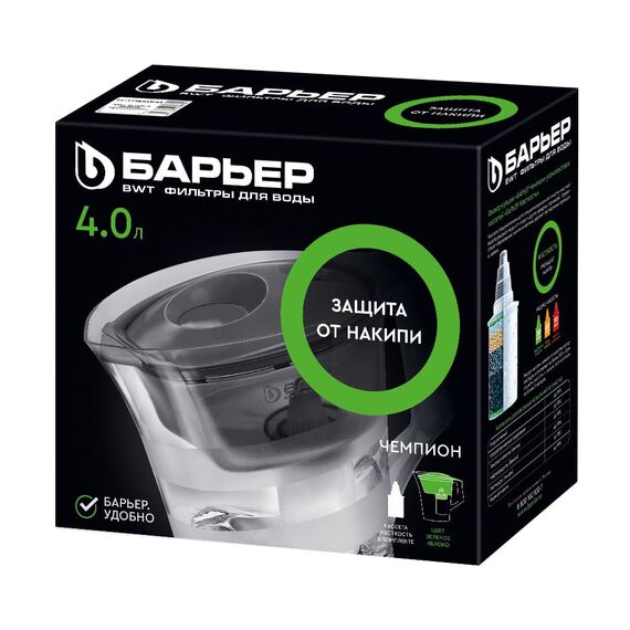 Фильтр-кувшин Барьер Чемпион зелёного цвета, Цвет: зелёный, изображение 4