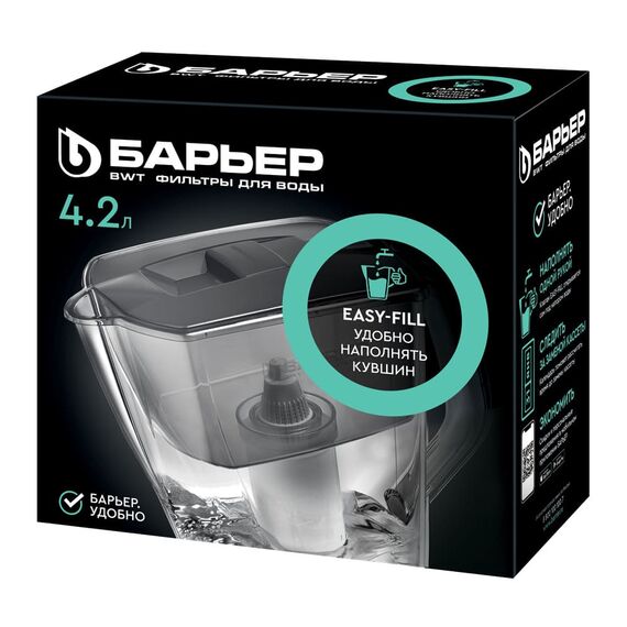 Фильтр-кувшин Барьер Прайм синего цвета, Цвет: синий, изображение 4