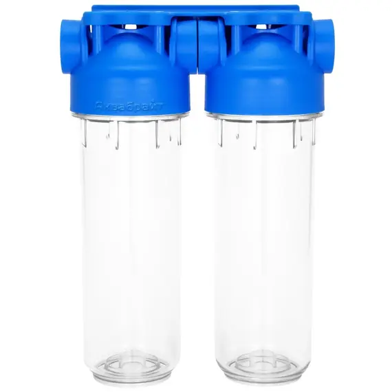 Корпус магистрального фильтра Аквабрайт АБФ-2 1", Типоразмер: Slim Line 10", Внутренняя резьба: 1", Температура воды: до +45°C, изображение 2