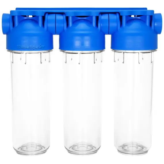 Корпус магистрального фильтра Аквабрайт АБФ-3 3/4", Типоразмер: Slim Line 10", Внутренняя резьба: 3/4", Температура воды: до +45°C, изображение 3