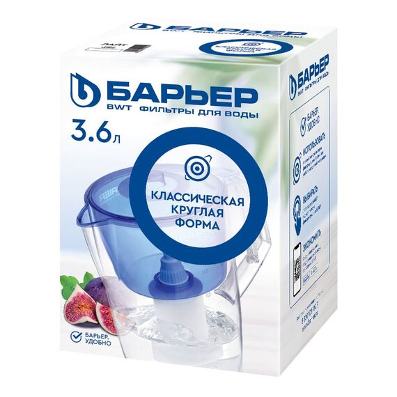 Фильтр-кувшин Барьер Лайт белого цвета, Цвет: белый, изображение 4