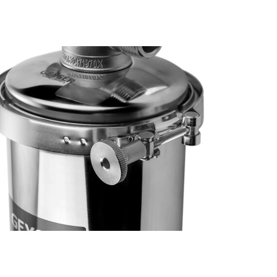 Корпус магистрального фильтра Гейзер Премьер 10BB, Типоразмер: Big Blue 10", Наружная резьба: 1", Температура воды: до +95°C, изображение 7