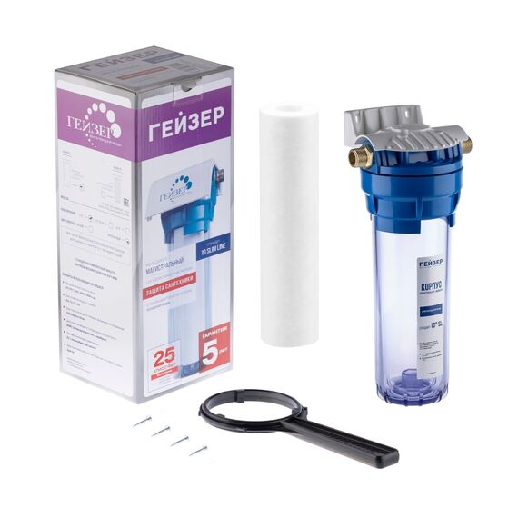 Магистральный фильтр Гейзер 1П 1/2"-3/4", изображение 2