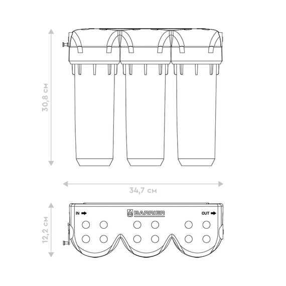 Проточный питьевой фильтр Барьер Профи Стандарт, изображение 5