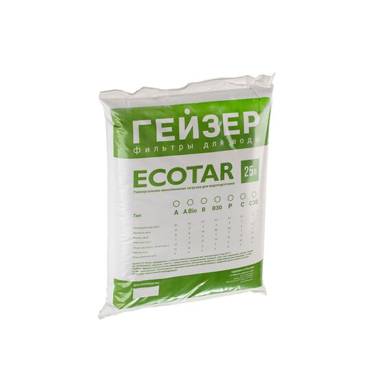 Загрузка Экотар (P) для Гейзер Aquachief 25 л, Объём засыпки: 25 л, изображение 4