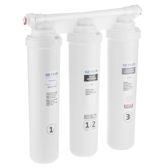 Проточный питьевой фильтр Гейзер Оптима М, изображение 3
