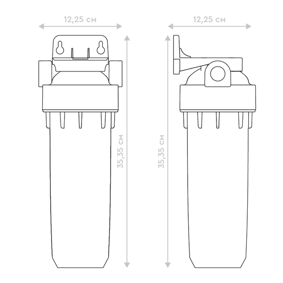 Корпус магистрального фильтра Барьер SL10 3/4", изображение 2