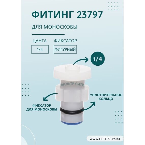 Переходник для фильтров Гейзер собранных на моноскобе, изображение 2