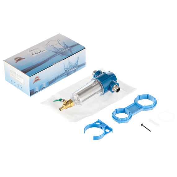 Магистральный сетчатый фильтр-грязевик Гейзер Хит SE 1/2", изображение 7