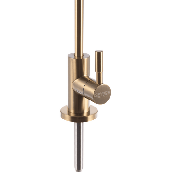 Кран Гейзер FlowMaster (золото) для фильтра под мойкой, изображение 5