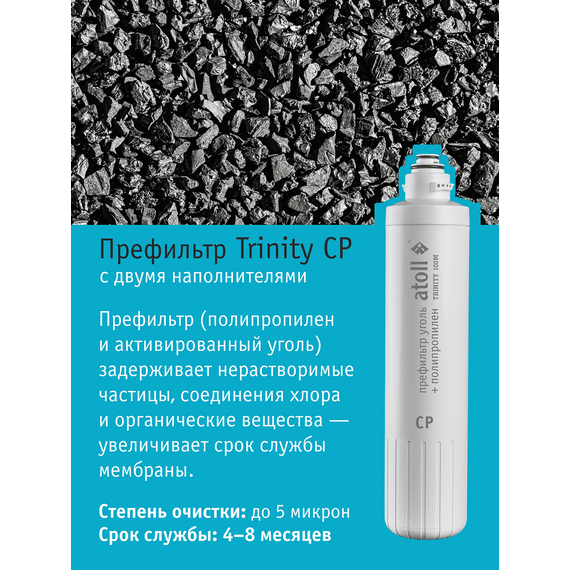 Комбинированный картридж atoll TRINITY CP, изображение 2