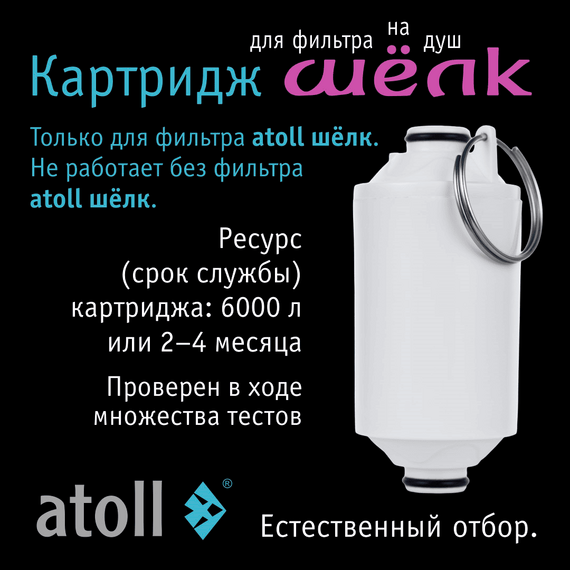 Угольный картридж atoll ШЁЛК, изображение 3