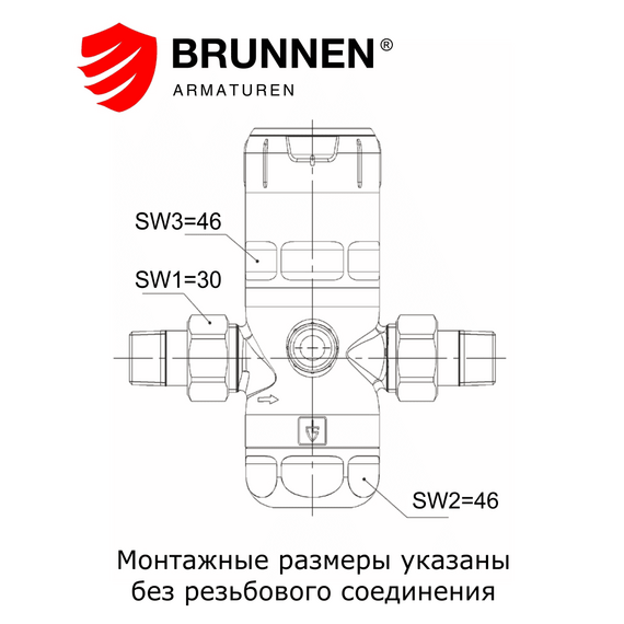 Редуктор давления Brunnen D07-1/2C, изображение 5