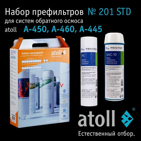 Набор сменных картриджей atoll №201 STD, изображение 5