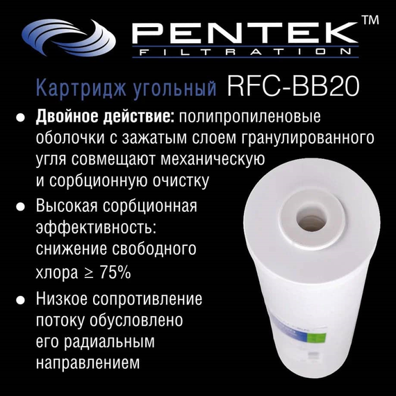 Угольный картридж PENTEK RFC-BB20, изображение 5