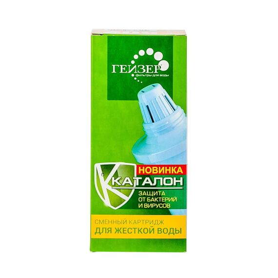 Сменный картридж №502 для фильтра-кувшина Гейзер, Модификация: для жёсткой воды, Ресурс (номинальный): до 350 л, Кол-во в упаковке: 1 шт, изображение 2