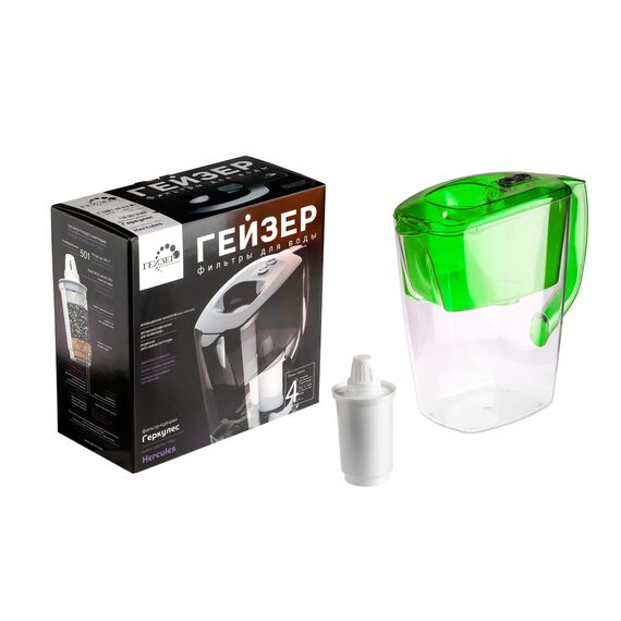 Фильтр-кувшин Гейзер Геркулес зелёного цвета, Цвет: зелёный, изображение 11