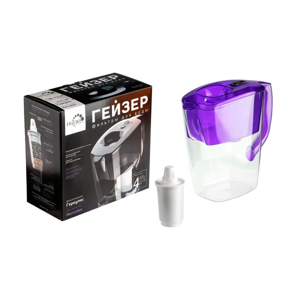 Фильтр-кувшин Гейзер Геркулес фиолетового цвета, Цвет: фиолет, изображение 11