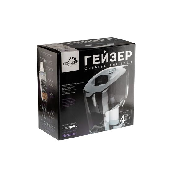 Фильтр-кувшин Гейзер Геркулес цвета графит, Цвет: графит, изображение 3 Фильтр-кувшин Гейзер Геркулес цвета графит, Цвет: графит, изображение 3