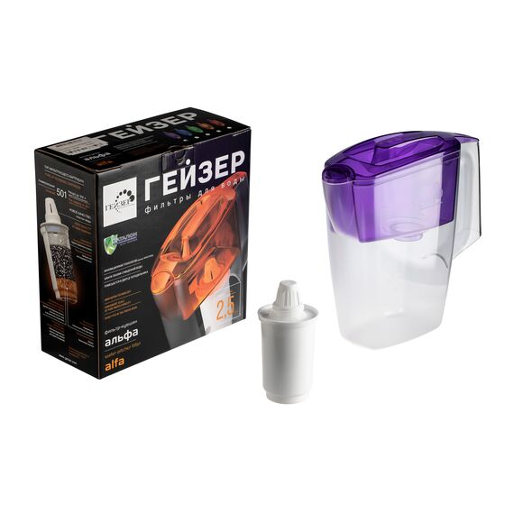 Фильтр-кувшин Гейзер Мини фиолетового цвета, Цвет: фиолет, изображение 7