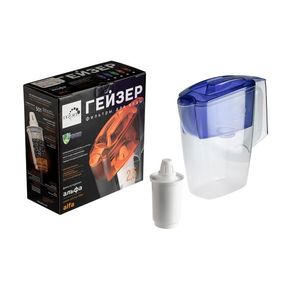 Фильтр-кувшин Гейзер Мини синего цвета, Цвет: синий, изображение 7