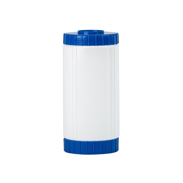 Пластиковый корпус картриджа Гейзер 10BB без фильтрующей загрузки, Типоразмер: Big Blue 10", Температура воды: до +52 °C