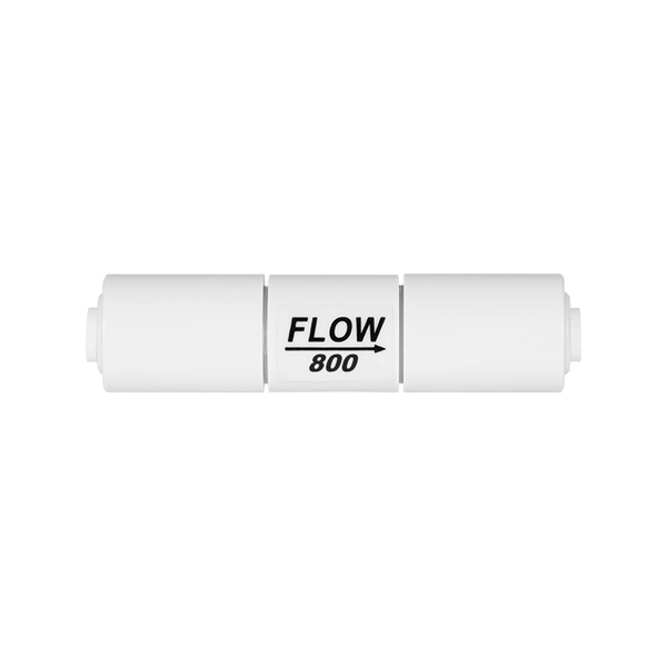 Ограничитель потока FLOW 800 для систем обратного осмоса, Номинальная пропускная способность: 800 мл/мин, Комбинация соединений: 1/4 - 1/4