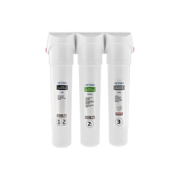 Проточный питьевой фильтр Гейзер Смарт Био 511 для обеззараживания воды (без крана), Модификация: для мягкой воды, Модель питьевого крана: без крана