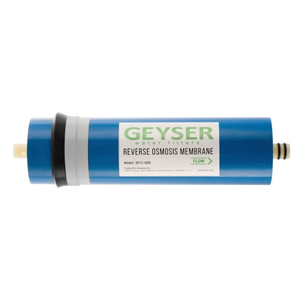 Мембрана обратного осмоса Geyser 3012-600 GPD, Типоразмер: 3012 / 3213, Температура воды: до +40 °C, Галлон / сутки (GPD): 600, Тонкость очистки: 0,0001 мкм